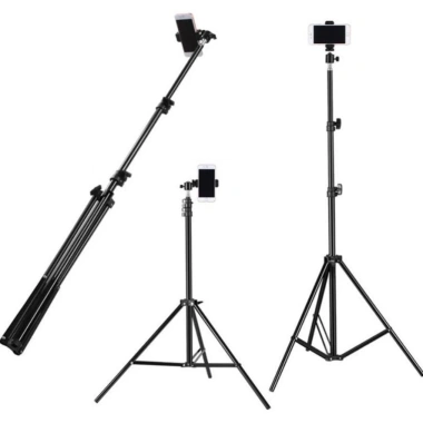 Gậy livestream 2.1m - Chân đỡ đèn 3 chân sắt, quay video, chụp ảnh - 68.000₫ 7