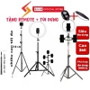 Gậy livestream 3 chân điện thoại - Quay video xoay 360°, chụp hình, giá 100.000₫