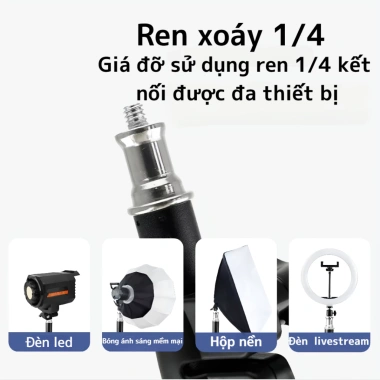 Gậy livestream 3 chân xoay 360 độ, chụp ảnh quay video, giá chỉ 79.000₫