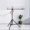 Gậy Livestream, giá đỡ điện thoại, quay video, chụp ảnh, chân đỡ đèn 3 chân sắt + tay kẹp, giá chỉ 39.000đ 5