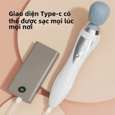 Gậy massage điện đa chức năng, làm nóng, rung cầm tay vai, cổ, eo - Giảm căng thẳng, 485.095₫