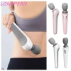 Gậy massage điện LONGPEAN cầm tay, rung tần số cao, 5 tốc độ, sạc USB, hoạt động yên tĩnh, búa massage di động