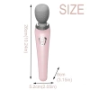 Gậy massage điện LONGPEAN cầm tay, rung tần số cao, 5 tốc độ, sạc USB, hoạt động yên tĩnh, búa massage di động 2