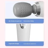 Gậy massage điện LONGPEAN cầm tay, rung tần số cao, 5 tốc độ, sạc USB, hoạt động yên tĩnh, búa massage di động 9