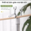 Gậy phơi quần áo gấp gọn inox - Sào phơi đồ bền, không gian tiết kiệm, 49.300đ 5