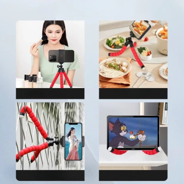 Gậy Quay Video Tự Sướng Bạch Tuộc - Đỡ Điện Thoại Remote, Chụp Ngoài Trời 52.800₫