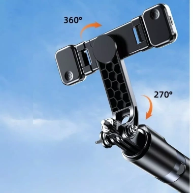Gậy Selfie 3 Chân 1.75m Điều Khiển Từ Xa, Đèn Trợ Sáng, Tripod Livestream - 135k 7