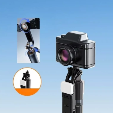 Gậy Selfie 3 Chân 1.75m Điều Khiển Từ Xa, Đèn Trợ Sáng, Tripod Livestream - 135k 8