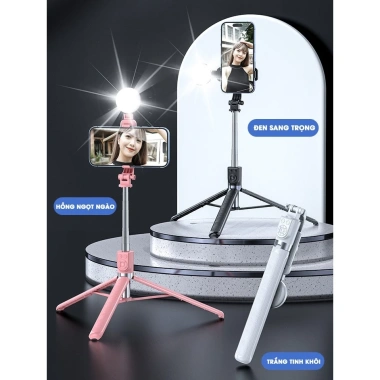 Gậy Selfie 3 chân 1.75m, điều khiển từ xa, tripod livestream - Giá ưu đãi 125k 8