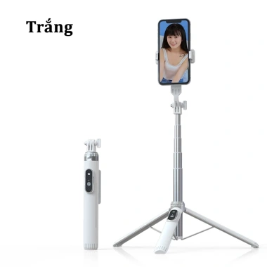 Gậy selfie 3 chân Bluetooth điều khiển từ xa xoay đa góc livestream giá 229k