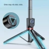 Gậy selfie 3 chân cao xoay 360 độ, đèn LED và remote, giá chỉ 100.000 VND 7