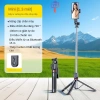 Gậy selfie 3 chân cao xoay 360 độ, đèn LED và remote, giá chỉ 100.000 VND 10