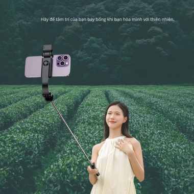 Gậy selfie 3 chân, điều khiển từ xa, đèn LED trợ sáng, xoay 360, livestream, giá 135k 9 Gậy selfie 3 chân, điều khiển từ xa, đèn LED trợ sáng, xoay 360, livestream, giá 135k 9