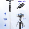 Gậy Selfie 3 Chân F16 1.75m - Điều Khiển Từ Xa, Lắp Đèn Trợ Sáng, Giá Ưu Đãi 130k