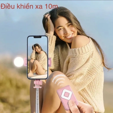 Gậy selfie 3 chân HSON cao cấp, đèn LED trợ sáng, remote điều khiển từ xa - Giá chỉ 95.000đ 7