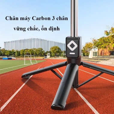 Gậy selfie 3 chân HSON cao cấp, đèn LED trợ sáng, remote điều khiển từ xa - Giá chỉ 95.000đ 8