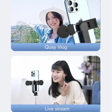 Gậy selfie 3 chân HSON cao cấp, đèn LED trợ sáng, remote điều khiển từ xa - Giá chỉ 95.000đ 9