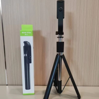 Gậy Selfie 3 chân R1L cao 1.7m, điều khiển từ xa, livestream, chụp ảnh, quay phim - 61.900₫