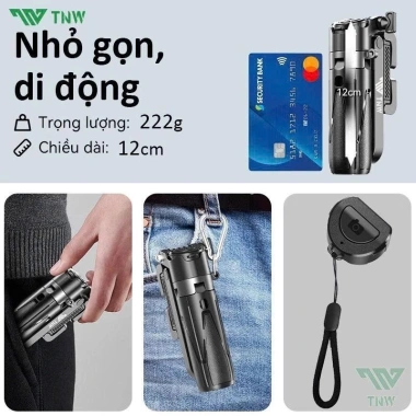 Gậy Selfie 3 trong 1 Tripod Bluetooth + Đèn Trợ Sáng 3 Cấp Độ Quay Vlog & Chụp Ảnh 7 Gậy Selfie 3 trong 1 Tripod Bluetooth + Đèn Trợ Sáng 3 Cấp Độ Quay Vlog & Chụp Ảnh 7