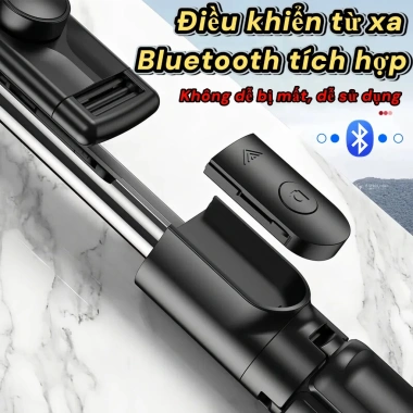 Gậy selfie 360° - Chân máy đứng, giá đỡ Bluetooth, livestream và du lịch - 119k 5