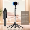 Gậy Selfie 4 chân 1m8 Remote Bluetooth, Gimbal xoay 360, chống rung - Giá 149.000 VNĐ