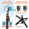 Gậy Selfie 4 chân 1m8 Remote Bluetooth, Gimbal xoay 360, chống rung - Giá 149.000 VNĐ 5