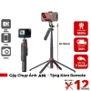 Gậy selfie 4 chân A14 1M8 Remote điều khiển từ xa, đèn trợ sáng, tripod đa năng – Giá 145.000 VND