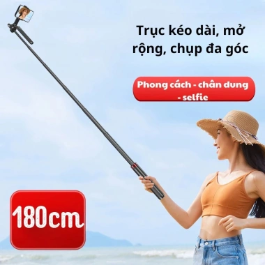Gậy selfie 4 chân A14 1M8 Remote điều khiển từ xa, đèn trợ sáng, tripod đa năng – Giá 145.000 VND 5 Gậy selfie 4 chân A14 1M8 Remote điều khiển từ xa, đèn trợ sáng, tripod đa năng – Giá 145.000 VND 5