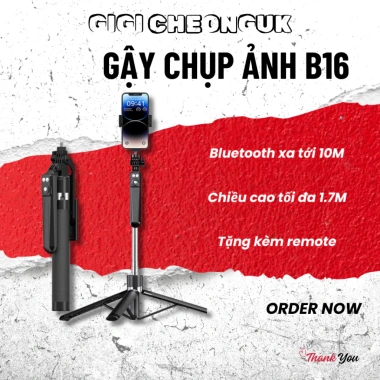 Gậy selfie 4 chân A14 1M8 Remote điều khiển từ xa, đèn trợ sáng, tripod đa năng – Giá 145.000 VND