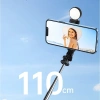 Gậy selfie Bluetooth 110cm - Đèn LED, Điều khiển, Sạc Pin, Giá chỉ 105.000 VND 2