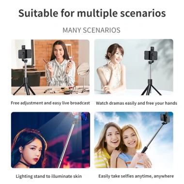 Gậy selfie Bluetooth R1/R1S - Giá đỡ mini đa chức năng, điều khiển từ xa 63.700₫