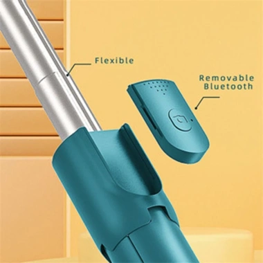Gậy selfie Bluetooth R1S xoay 360 độ, điều khiển từ xa, đèn LED trợ sáng - 47.000đ 6