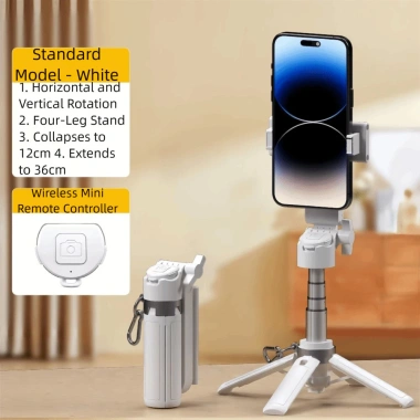 Gậy selfie Bluetooth, tích hợp kính thiên văn, tripod cầm tay - 190.850đ