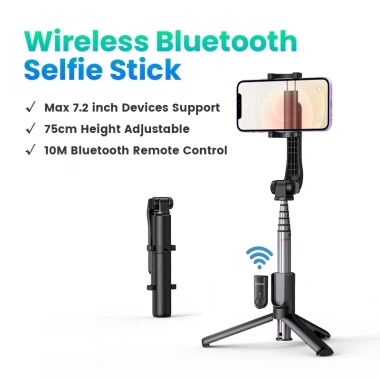 Gậy selfie Bluetooth UGREEN 750mm 10m - Tương thích iOS Android, Giá chỉ 329.000₫