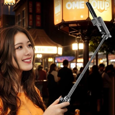 Gậy Selfie Di Động Thu Gọn Túi Đa Chức Năng, Đỡ Điện Thoại Ghi Video Du Lịch Vlog 5