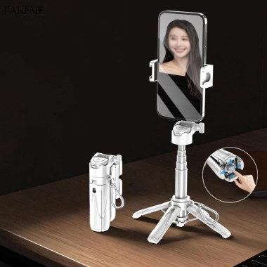 Gậy Selfie Di Động Thu Gọn Túi Đa Chức Năng, Đỡ Điện Thoại Ghi Video Du Lịch Vlog 8