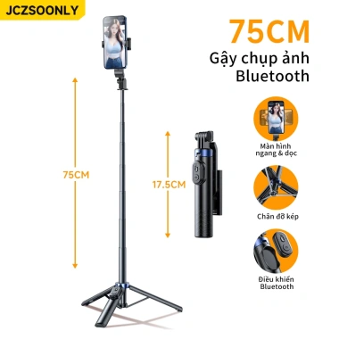 Gậy selfie gấp gọn A08 – Giá đỡ sàn đa năng, chụp ảnh điện thoại tiện dụng, giảm giá 225.000 cho du lịch