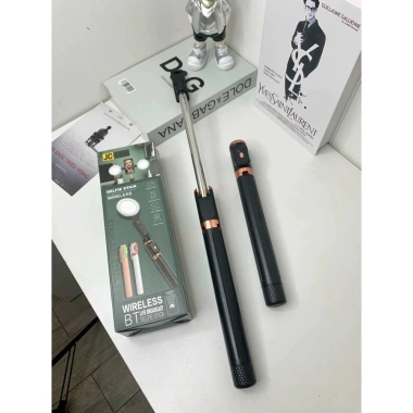 Gậy Selfie JC-18H 1.7m - 2 Đèn LED Trợ Sáng, Tripod 3 Chân, Giá Ưu Đãi 122k