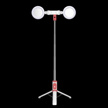 Gậy Selfie JC-18H 1.7m - 2 Đèn LED Trợ Sáng, Tripod 3 Chân, Giá Ưu Đãi 122k