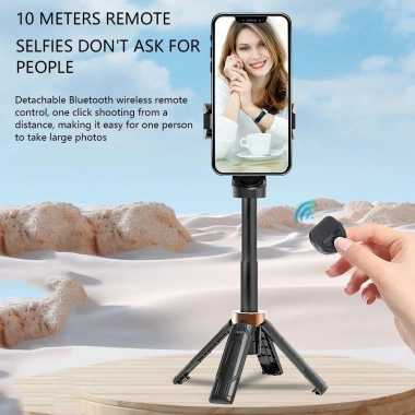 Gậy Selfie Mini 3 trong 1 Bluetooth điều chỉnh mở rộng, chân tháo rời, chỉ 125k 9