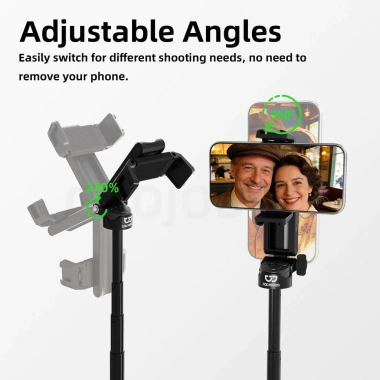 Gậy selfie mini GOOJODOQ góc điều chỉnh, Bluetooth điều khiển từ xa, độ dài 130-410mm, siêu chắc, chỉ 229.000₫ 7