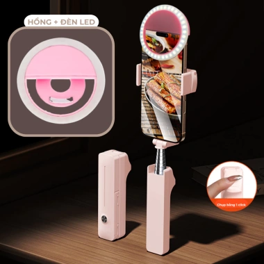 Gậy Selfie Mini T2 Bluetooth 3in1 - Đèn Trợ Sáng, Gập Nhỏ Gọn, Giá chỉ 99.000₫ 7
