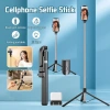 Gậy Selfie R1-L kèm Remote và Tripod 3 chân, giá đỡ điện thoại, đèn LED trợ sáng - 82.000₫