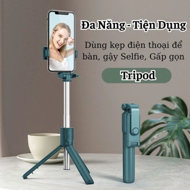 Gậy selfie R1S gập gọn, chân đế LED, Bluetooth xoay 360 - Giá chỉ 44.989₫ 3 Gậy selfie R1S gập gọn, chân đế LED, Bluetooth xoay 360 - Giá chỉ 44.989₫ 3