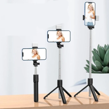 Gậy Selfie R2 Đèn Flash Remote Tripod 3 Chân Xếp Gọn, Giá 58.000 VND 8