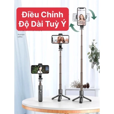 Gậy Selfie Remote và Tripod 3 Chân, Đèn LED Trợ Sáng - Giá 55k Giảm Đặc Biệt 4 Gậy Selfie Remote và Tripod 3 Chân, Đèn LED Trợ Sáng - Giá 55k Giảm Đặc Biệt 4
