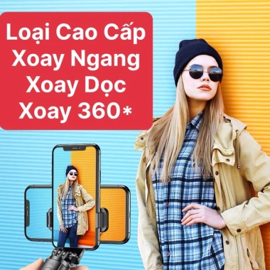 Gậy Selfie Remote và Tripod 3 Chân, Đèn LED Trợ Sáng - Giá 55k Giảm Đặc Biệt
