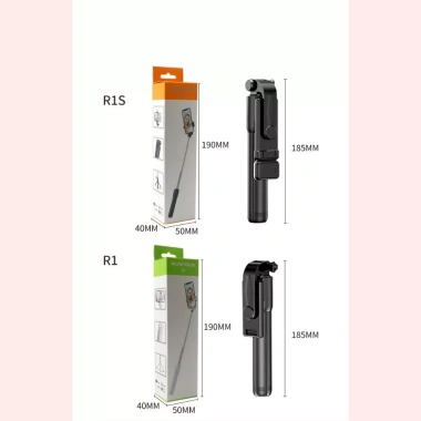 Gậy selfie rút gọn Bluetooth tích hợp nút bấm, đèn trợ sáng - Giảm giá 38.000 VND 7