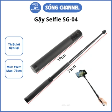 Gậy Selfie SG-04 cho Camera Hành Động và Điện Thoại - Giá ưu đãi 153.000 VND