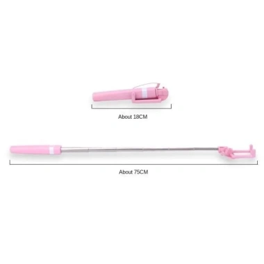 Gậy Selfie Thu Gọn VALLEY LIMIT, Phích Cắm 3.5mm Type-C, Dây Điều Khiển, Hợp Điện Thoại 2